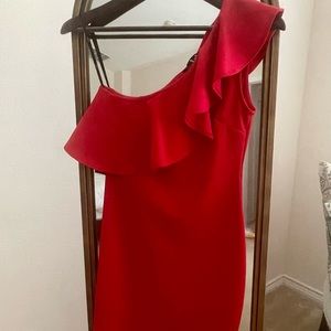 Lulu’s Red Bodycon Dress, Small